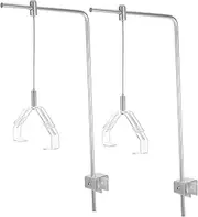 YARNOW Aquarium Light Stand Fish Tank Accessories Aluminum Alloy Adjustable for All Aquarium Sizes