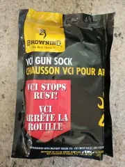 Browning VCI Gun Sock-One Piece W/Buckmark Logo-Rust Prevention New Original