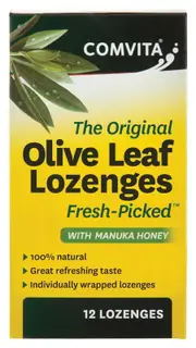 Comvita Olive Leaf Lozenges With Manuka Honey | 12 lozenges