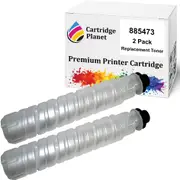 2 Pack Compatible Toner Cartridge for Ricoh 885473 TYPE-1230D (9,000 pages) for Lanier LD115 LD116 LD118 LD120D MP1600L MP2000L Ricoh Aficio 2015 2016 2018 2018D 2020 2020D MP 1500 MP 1600Le MP 2000Le