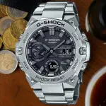 【CASIO 卡西歐】G-SHOCK 藍牙連線 碳核心防護 太陽能雙顯腕錶 禮物推薦 送禮首選(GST-B400D-1A)