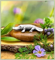 Platypus Micro Miniature Figurine,Solid Pewter 3 D Australian Made Souvenir Gift