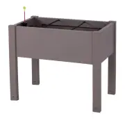 CostwaySelf-Watering Planter Box with Water Level Indicator-Coffee