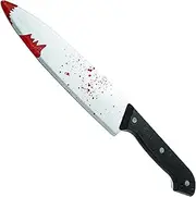 REDSTAR FANCY DRESS Halloween Bloody Knife Prop Decoration Party Costume Accessory 30cm Long