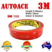 3MVHB 18mmX3M High strength Double-sided Clear Transparent Acrylic Adhesive Tape