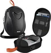 [HIBLOKS] Carrying Case for Apple Vision Pro, Large Capacity Hard Storing Case for Apple Vision Pro Headset & Battery/Adapter/Cables, Portable & Ultra-Sleek Design Travel Case, Shockproof & Anti-Drop