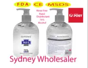 4×500ml Hand Sanitizer 75% ALCOHOL ANTI-BACTERIA KILL 99.9% GERMS SANITISER GEL