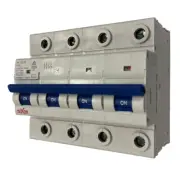 80AMP - 4 Pole 10ka MCB - Circuit Breaker (27mm Width)