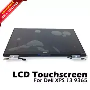 Dell XPS 13 9365 13.3 Touchscreen FHD LCD Display Complete Assembly Silver NPF60