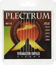 Thomastik 669337 Plectrum Phosphor Bronze Acoustic Guitar Strings 12-59 Med Lt