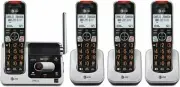 AT&T BL102-4 Cordless Phone Answering Machine Call Blocking Intercom 4 Handsets