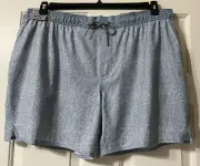 NWT Solaris active size 2XL blue athletic fit zon shorts mens $60