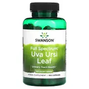 Swanson, Full Spectrum Uva Ursi Leaf, 450 mg, 100 Capsules