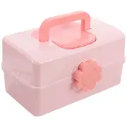 Hair Tie Box Portable Case for Storage Hair Headdress Box Desktop Hair