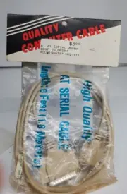 10ft DB25 Male to DB9 Female Serial AT Modem Cable DB25M/DB9F, 6 Feet