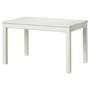 LANEBERG Extendable table, white