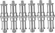LIFKICH 6PCS Metal Screw Adapter Easy Install Tripod Converter for Flash Light Stand and Camera Accessories Compatible with Action Cameras and Standard Mounts