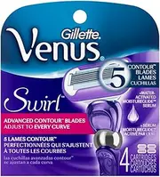 Gillette Venus Womens Swirl 4-Cartridges (2 Pack)