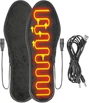 [Nuytghr] Heated Insoles, Electric Heated Insoles, Heated Insoles Rechargeable, Heated Boot Insoles, Foot Warmers, USB Heated Insoles, Washable Heated Inserts for Men and Women
