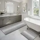 BSICPRO Bathroom Rugs and Mats Sets 2 Piece Thick Absorbent Chenille Bath Mat...