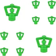 10pcs 360° 1/2" Micro Rotary Nozzle Sprinklers Head Rotating Spay Nozzle Sprinkler Atomizing Nozzle Lawn Watering Dripper System Garden Sprayer Atomizer