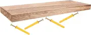 Rustic Floating Shelf Wood Hanging Shelf for Bathroom Living Room Kitchen Office