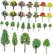 60pcs Realistic Trees Miniature Plants Craft Plant Plants Decorations Plants for Sand Table Mini Plants Realistic Fake Trees Realistic Artificial Tree Mini Fake Trees Mini Trees