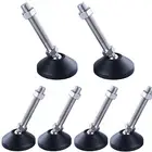 6 Pack Adjustable Swivel Leveling Feet for Table Workbench Machine Chair