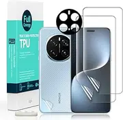 Ibywind 2 Pcs Screen Protector For Honor Magic 7 Pro 5G 6.8",Flexible TPU Film,With 1 Piece of Camera Lens Protector,1 Piece of Back Film[Easy to install,High Clear]
