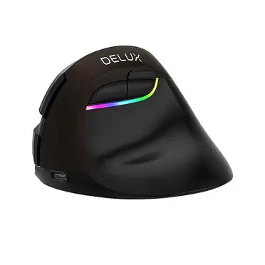 DeLUX M618mini 雙模垂直靜音光學滑鼠