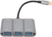 USB Hub USB Adapter ONTEN USB 3.0 HUB Durable Wearproof Anticorrosion PD 3.0 Fast Charge Plug and Play 5 in 1 USB C Hub for Notebook Laptop