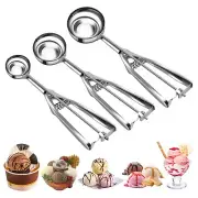 Cookie Scoop Set, Ice Cream Scoop Set with Multiple Size Trigger Small, Medium a