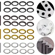 40mm Plastic Snap Eyelets Curtain Header Heading Tape Repair Grommet Rings