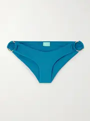 [Melissa Odabash] Melissa Odabash - Hamburg Embellished Bikini Briefs - Teal - UK 16 UK 16 Blue