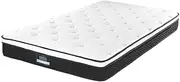 Giselle Bedding Single Size Mattress Euro Top Bed Bonnell Spring Foam 21cm