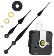 High Torque Long Shaft Clock Movement Mechanism Clock Replacement Clock Black