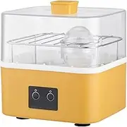 Multifunctional Baby Food Supplement Machine, Electric Egg Cooker, Double Breakfast Machine, Small Rotary Egg Steamer, Stainless Steel Steaming Rack