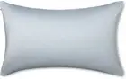 12" x 20" Throw Pillow Cozy Soft Microbead Light Grey: 1 Pc
