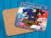 Sonic Adventure 2 Sega Dreamcast Game Coaster Wood Wooden Coasters