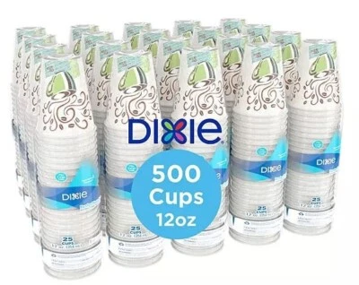 Dixie Perfectouch 12 Oz Insulated Paper Hot Coffee Cup by GP PRO (), Coffee Haze