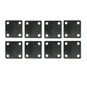 6”X6” Weldable Square Steel Metal Baseplate - A36 Steel Plate - High-Quality Ste