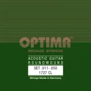 Optima Bronze Acoustic Guitar Strings Custom Light 11-50