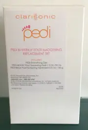 Clarisonic Pedi NIB Set - Foot Pedicure - Smoothing Disk Disc, Peel & Pedi-Balm