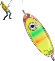 Fishing Bait Light,Fishing Light Attractants - Eye Shaped Waterproof Lamp for Kayaking Gigging Shrimping Flounder Crappie Angler