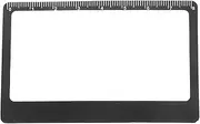 PartyKindom Transparent Card Magnifier with Ruler Portable Credit Card Size Magnifying Cards for Reading Maps Book