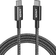 Anker 333 USB C to USB C Charging Cable, 1.8 m, 100 W USB 2.0 Type C Cable, Fast Charging Performance Suitable for MacBook Pro 2020, iPad Pro 2020, iPad Air 4, Galaxy S21, Pixel, Switch, LG, and More