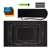 1500PCS Jigsaw Roll Mat Puzzle Storage Saver Pad With Sorting Trays-Black