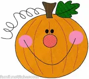 Pumpkin Patch 17 Machine Embroidery Designs on multi-formatted CD