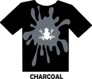 Charcoal Dark Grey 12 x 15 Heat Transfer Vinyl for Shirts- HTV Iron On Layerable