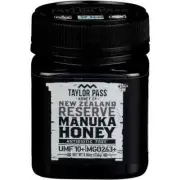 Taylor Pass Honey Company New Zealand Reserve Manuka Honey UMF 10+ MGO263+(250g)